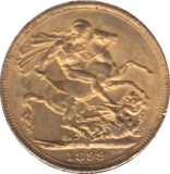 1899 GOLD SOVEREIGN MELBOURNE MINT 3 ( UNC ) - SOVEREIGN - Cambridgeshire Coins