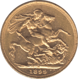 1899 GOLD SOVEREIGN MELBOURNE MINT ( UNC ) - SOVEREIGN - Cambridgeshire Coins