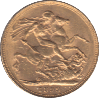 1899 GOLD SOVEREIGN ( UNC ) - SOVEREIGN - Cambridgeshire Coins