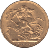 1899 GOLD SOVEREIGN ( UNC ) - SOVEREIGN - Cambridgeshire Coins