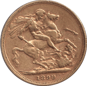 1899 GOLD SOVEREIGN ( VF ) - SOVEREIGN - Cambridgeshire Coins