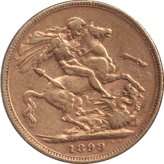 1899 GOLD SOVEREIGN ( VF ) - SOVEREIGN - Cambridgeshire Coins