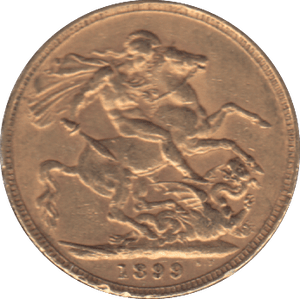 1899 GOLD SOVEREIGN ( VF ) - SOVEREIGN - Cambridgeshire Coins