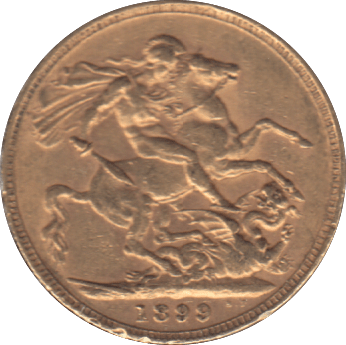 1899 GOLD SOVEREIGN ( VF ) - SOVEREIGN - Cambridgeshire Coins