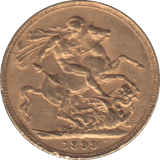 1899 GOLD SOVEREIGN ( VF ) - SOVEREIGN - Cambridgeshire Coins