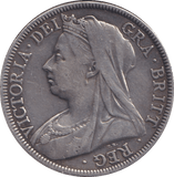 1899 HALF CROWN ( VF ) - HALFCROWN - Cambridgeshire Coins