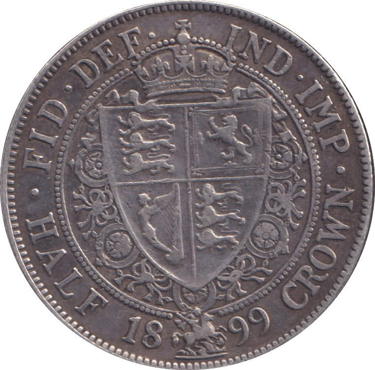 1899 HALF CROWN ( VF ) - HALFCROWN - Cambridgeshire Coins
