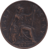 1899 HALF PENNY ( GF ) - HALFPENNY - Cambridgeshire Coins