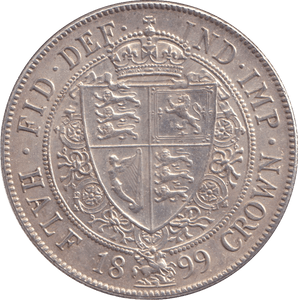 1899 HALFCROWN ( AUNC ) - HALFCROWN - Cambridgeshire Coins