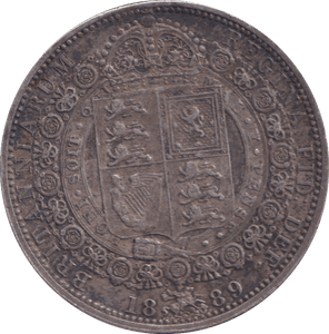 1899 HALFCROWN ( EF ) - HALFCROWN - Cambridgeshire Coins