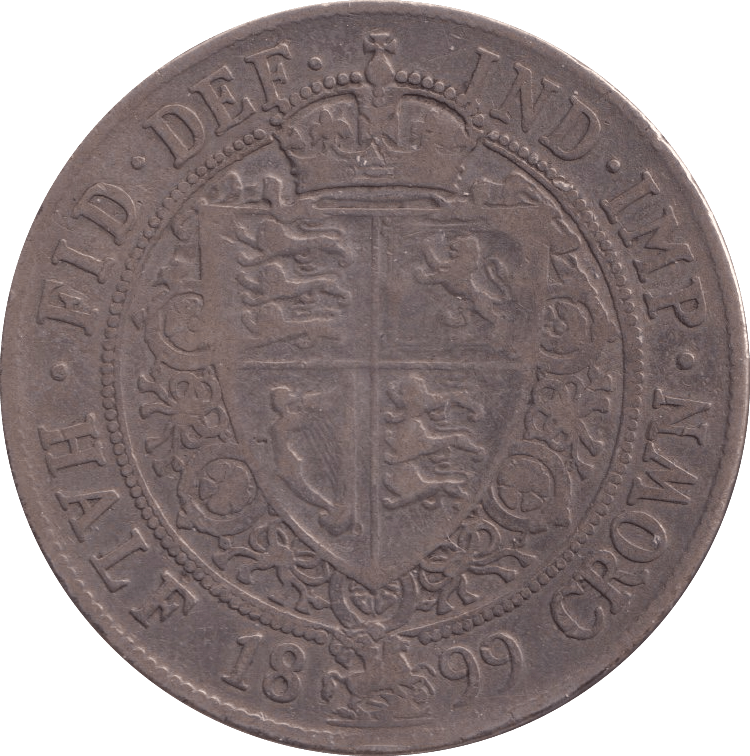 1899 HALFCROWN ( F ) - Halfcrown - Cambridgeshire Coins