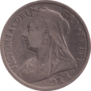 1899 HALFCROWN ( F ) - Halfcrown - Cambridgeshire Coins