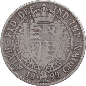 1899 HALFCROWN ( FINE ) - FLORIN - Cambridgeshire Coins