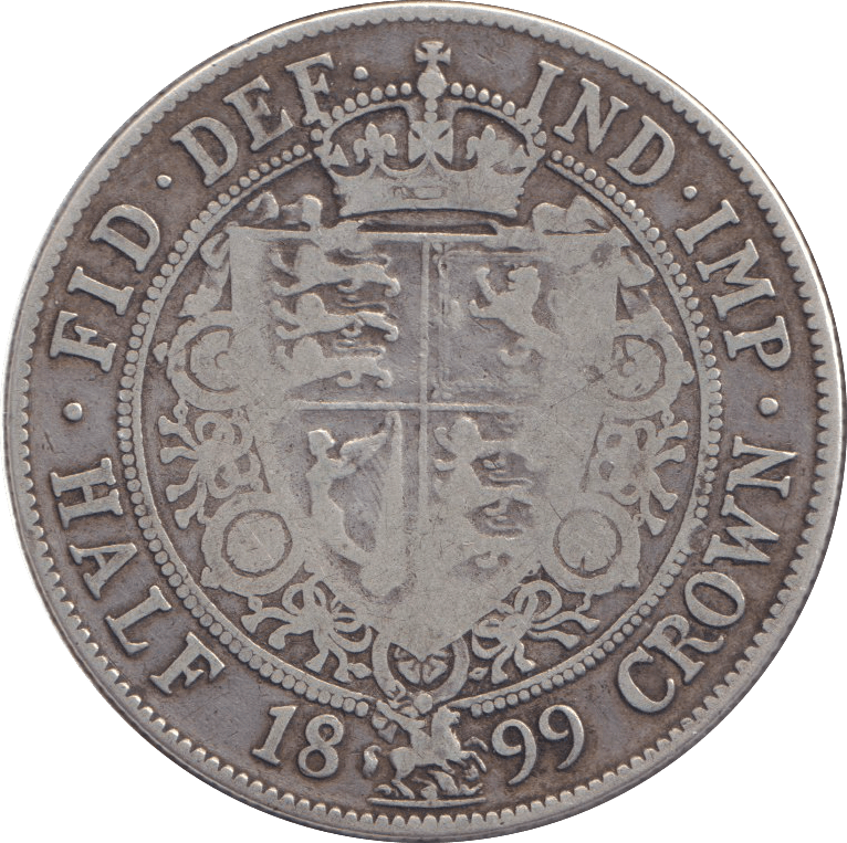 1899 HALFCROWN ( FINE ) - FLORIN - Cambridgeshire Coins