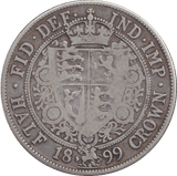 1899 HALFCROWN ( FINE ) - FLORIN - Cambridgeshire Coins