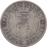 1899 HALFCROWN ( FINE ) - HALFCROWN - Cambridgeshire Coins