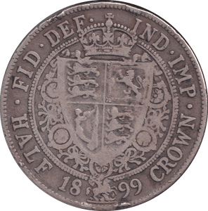 1899 HALFCROWN ( FINE ) - HALFCROWN - Cambridgeshire Coins