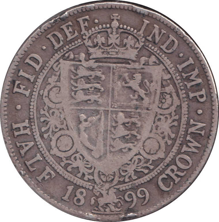 1899 HALFCROWN ( FINE ) - HALFCROWN - Cambridgeshire Coins