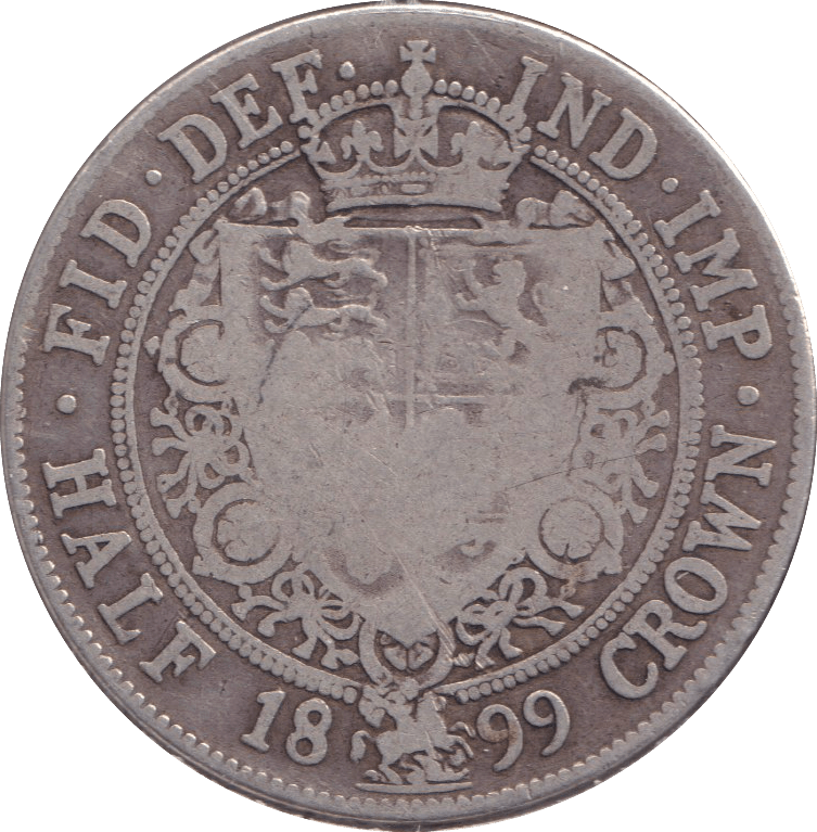 1899 HALFCROWN ( FINE ) - HALFCROWN - Cambridgeshire Coins