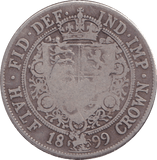 1899 HALFCROWN ( FINE ) - HALFCROWN - Cambridgeshire Coins