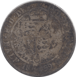 1899 HALFCROWN ( FINE ) - HALFCROWN - Cambridgeshire Coins