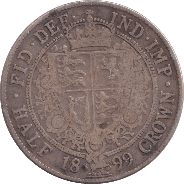 1899 HALFCROWN ( FINE ) - HALFCROWN - Cambridgeshire Coins