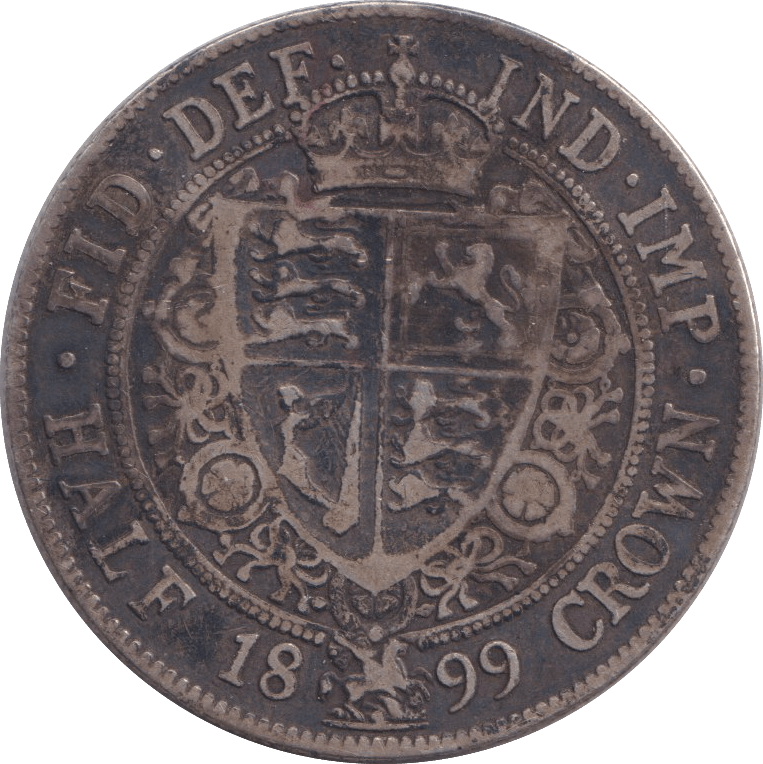 1899 HALFCROWN ( FINE ) - HALFCROWN - Cambridgeshire Coins