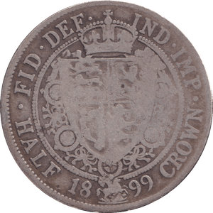 1899 HALFCROWN ( FINE ) - HALFCROWN - Cambridgeshire Coins