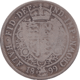 1899 HALFCROWN ( FINE ) - HALFCROWN - Cambridgeshire Coins