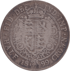 1899 HALFCROWN ( FINE ) - HALFCROWN - Cambridgeshire Coins