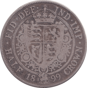 1899 HALFCROWN ( FINE ) - HALFCROWN - Cambridgeshire Coins