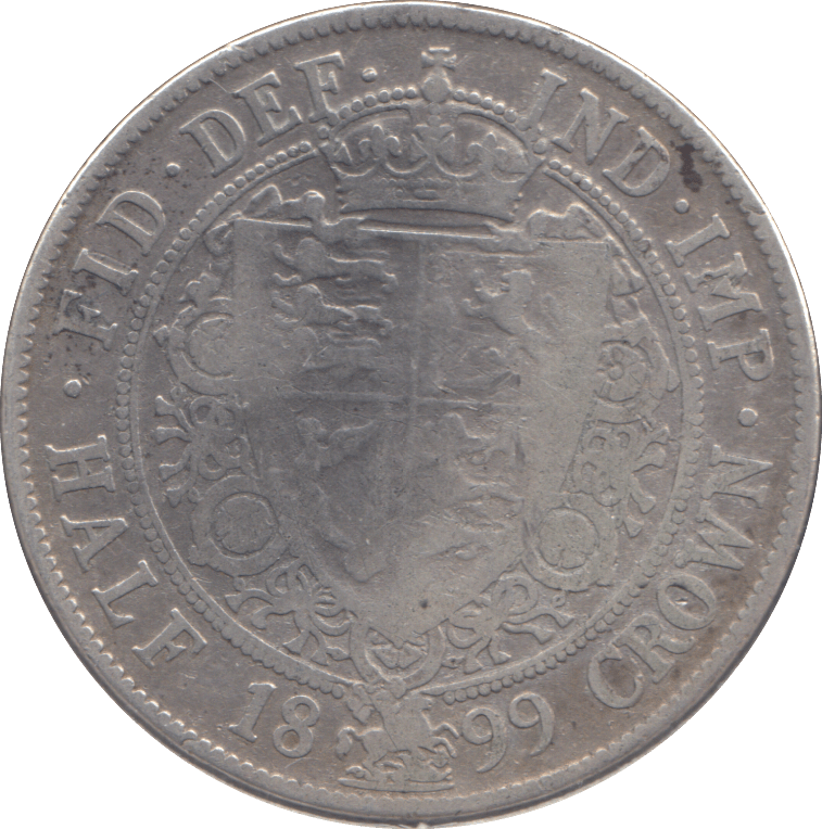 1899 HALFCROWN ( FINE ) - HALFCROWN - Cambridgeshire Coins