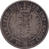 1899 HALFCROWN ( FINE ) - HALFCROWN - Cambridgeshire Coins