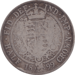 1899 HALFCROWN ( FINE ) - HALFCROWN - Cambridgeshire Coins