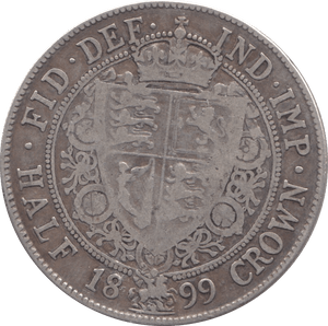 1899 HALFCROWN ( FINE ) - HALFCROWN - Cambridgeshire Coins