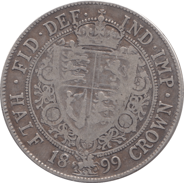 1899 HALFCROWN ( FINE ) - HALFCROWN - Cambridgeshire Coins