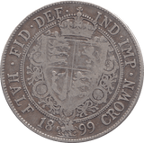 1899 HALFCROWN ( FINE ) - HALFCROWN - Cambridgeshire Coins