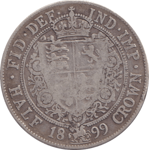1899 HALFCROWN ( FINE ) - HALFCROWN - Cambridgeshire Coins
