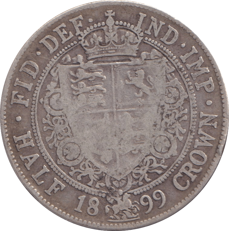 1899 HALFCROWN ( FINE ) - HALFCROWN - Cambridgeshire Coins
