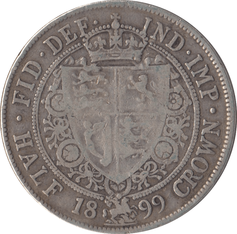 1899 HALFCROWN ( FINE ) - HALFCROWNS - Cambridgeshire Coins