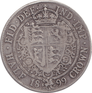 1899 HALFCROWN ( FINE ) - WORLD COINS - Cambridgeshire Coins