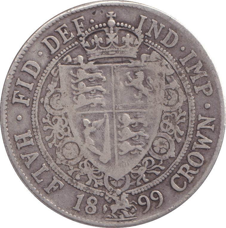 1899 HALFCROWN ( FINE ) - WORLD COINS - Cambridgeshire Coins