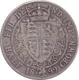 1899 HALFCROWN ( FINE ) - WORLD COINS - Cambridgeshire Coins