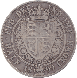 1899 HALFCROWN ( FINE ) - WORLD COINS - Cambridgeshire Coins