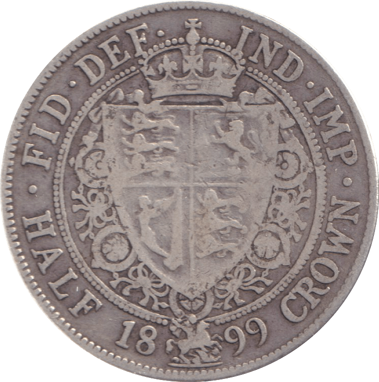 1899 HALFCROWN ( FINE ) - WORLD COINS - Cambridgeshire Coins
