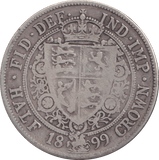 1899 HALFCROWN ( FINE ) - WORLD COINS - Cambridgeshire Coins
