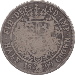 1899 HALFCROWN ( GF ) - HALFCROWN - Cambridgeshire Coins