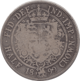 1899 HALFCROWN ( GF ) - HALFCROWN - Cambridgeshire Coins