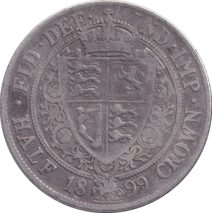 1899 HALFCROWN ( GF ) - HALFCROWN - Cambridgeshire Coins