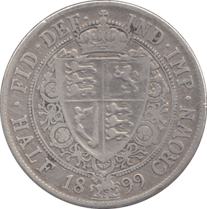 1899 HALFCROWN ( GF ) - HALFCROWN - Cambridgeshire Coins
